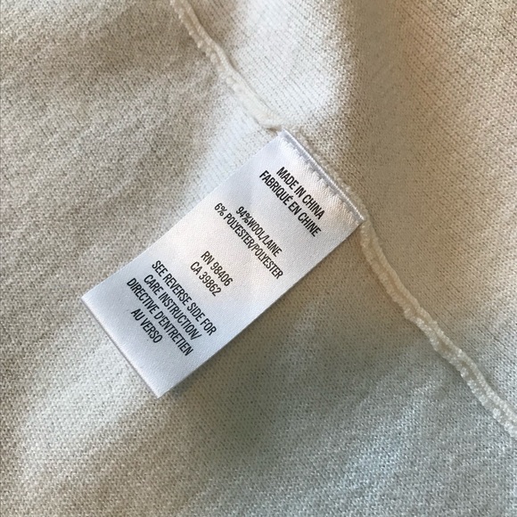 Theory Trincy Evian Open Front Long Cardigan Ivory - Picture 4 of 6